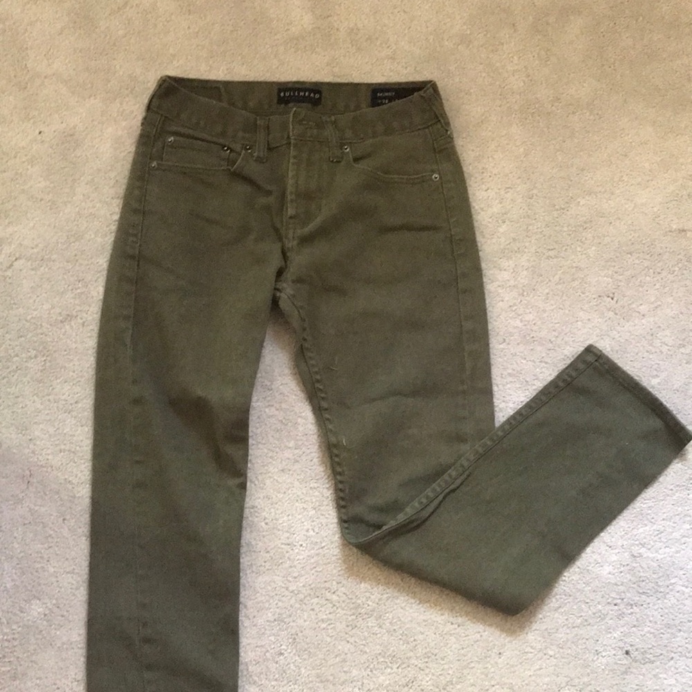 Green Skinny Jeans
